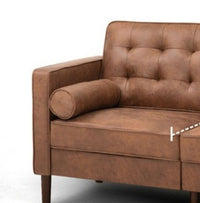 Drinel Leatherette Sofa for Living Room