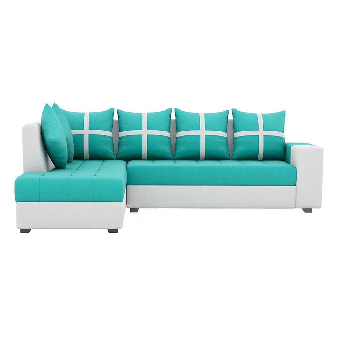 Jamestown L Shape Fabric Sofa Set For Living Room