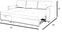 Juron 4 Seater Sofa Bed With Storage