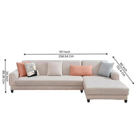 Laos Modern 5 Seater Sofa Set – Luxury Fabric Sofa for Living Room