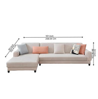 Laos Modern 5 Seater Sofa Set – Luxury Fabric Sofa for Living Room