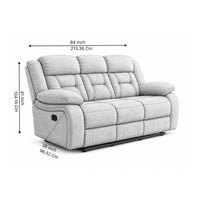 Pawel Manual Suede Leatherette Recliner