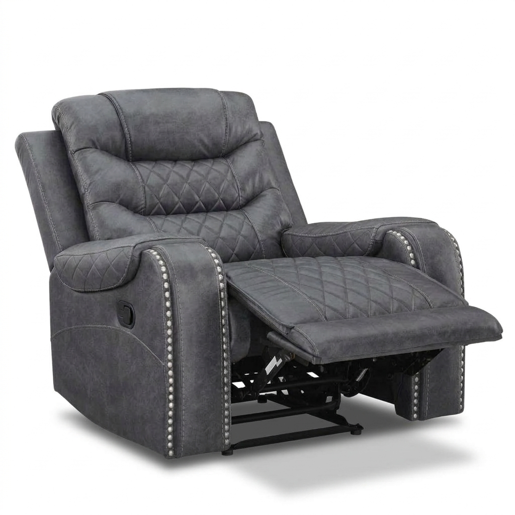 Mikkel Manual Leatherette Recliner