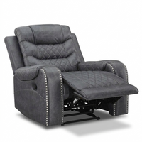 Mikkel Manual Leatherette Recliner