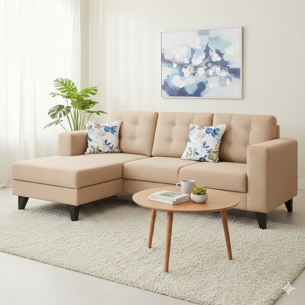 Kestrel 4 Seater L Shape Sofa For Living Room