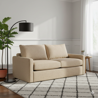 Modern Living, Timeless Comfort: Bruno 2 Seater Fabric Sofa For Living Room