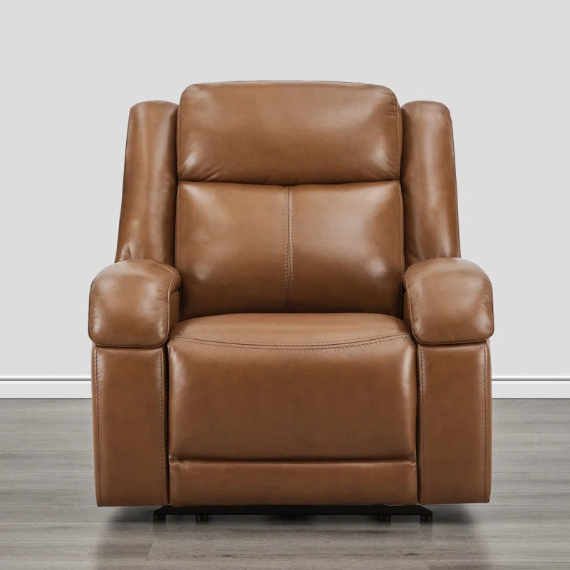 Zenvy 1 seater Premium Manual Recliner – Leatherette Single Seater Recliner for Living Room