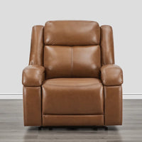 Zenvy 1 seater Premium Manual Recliner – Leatherette Single Seater Recliner for Living Room