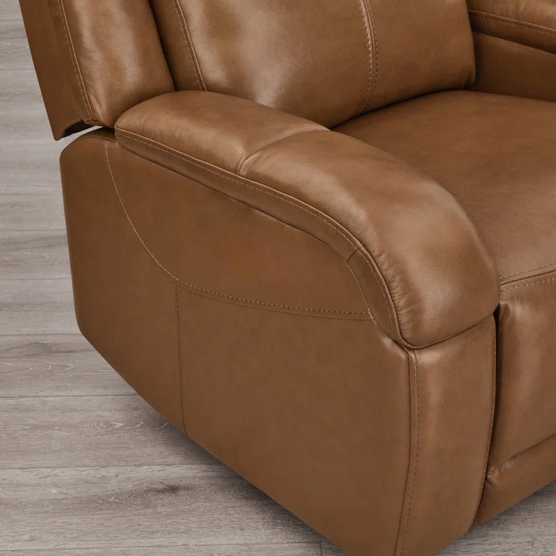 Zenvy 1 seater Premium Manual Recliner – Leatherette Single Seater Recliner for Living Room