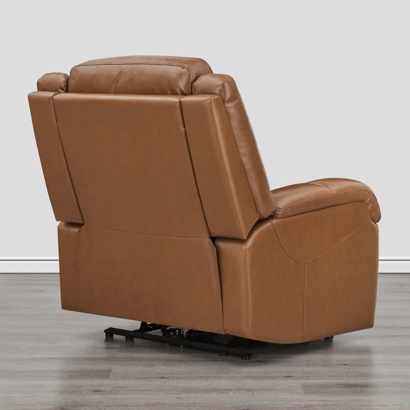 Zenvy 1 seater Premium Manual Recliner – Leatherette Single Seater Recliner for Living Room