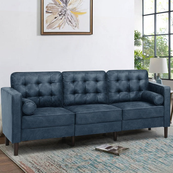 Drinel Leatherette Sofa for Living Room