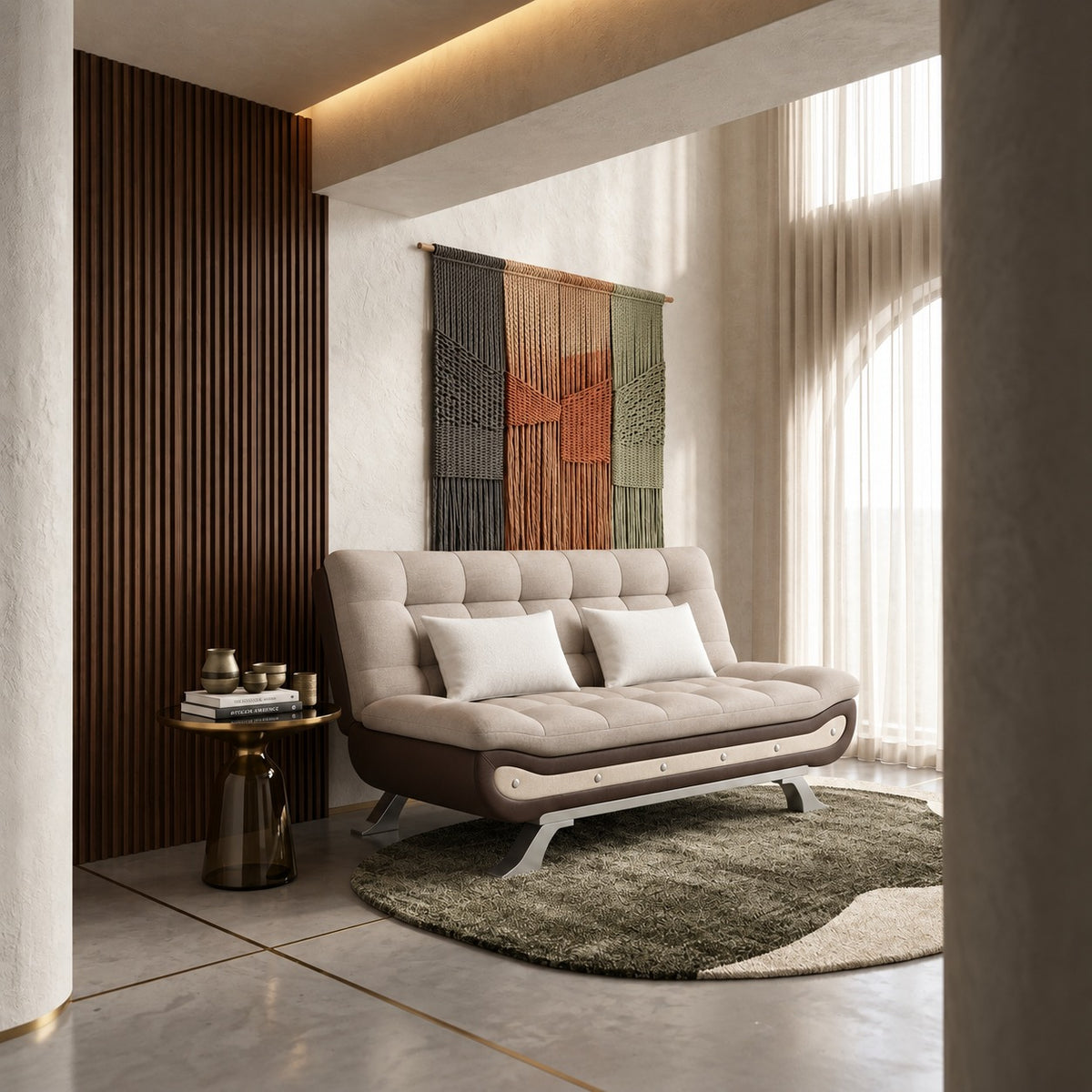 Sabrina 3 Seater Multipurpose Sofa Bed | Convertible Couch BedTorque India