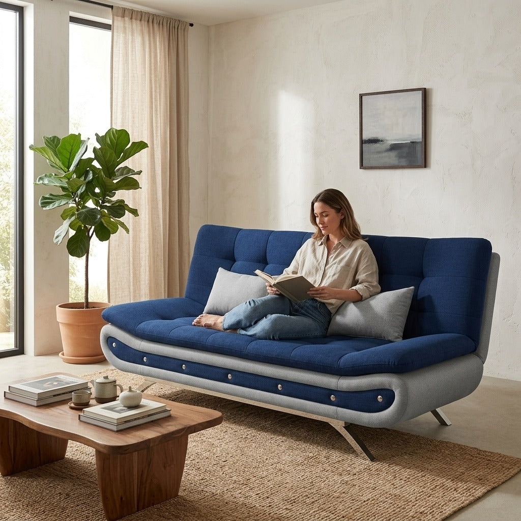 Sabrina 3 Seater Multipurpose Sofa Bed | Convertible Couch BedTorque India