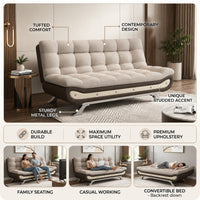 Sabrina 3 Seater Multipurpose Sofa Bed | Convertible Couch BedTorque India