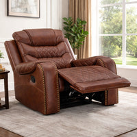 Mikkel Manual Leatherette Recliner