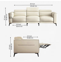 Vienna Comfort 3 Seater Manual Recliner Sofa