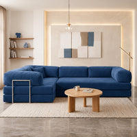 Vegas Modern Sofa Cum Bed with Premium Lounge Comfort – Luxury Convertible Fabric Sofa