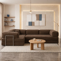 Vegas Modern Sofa Cum Bed with Premium Lounge Comfort – Luxury Convertible Fabric Sofa