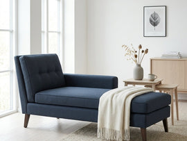 Elise Chaise Longue Sofa Couch Sofa Armchair Chaise Relax Lounger Lounge Sofa/Luxury chaise Lounge Fabric