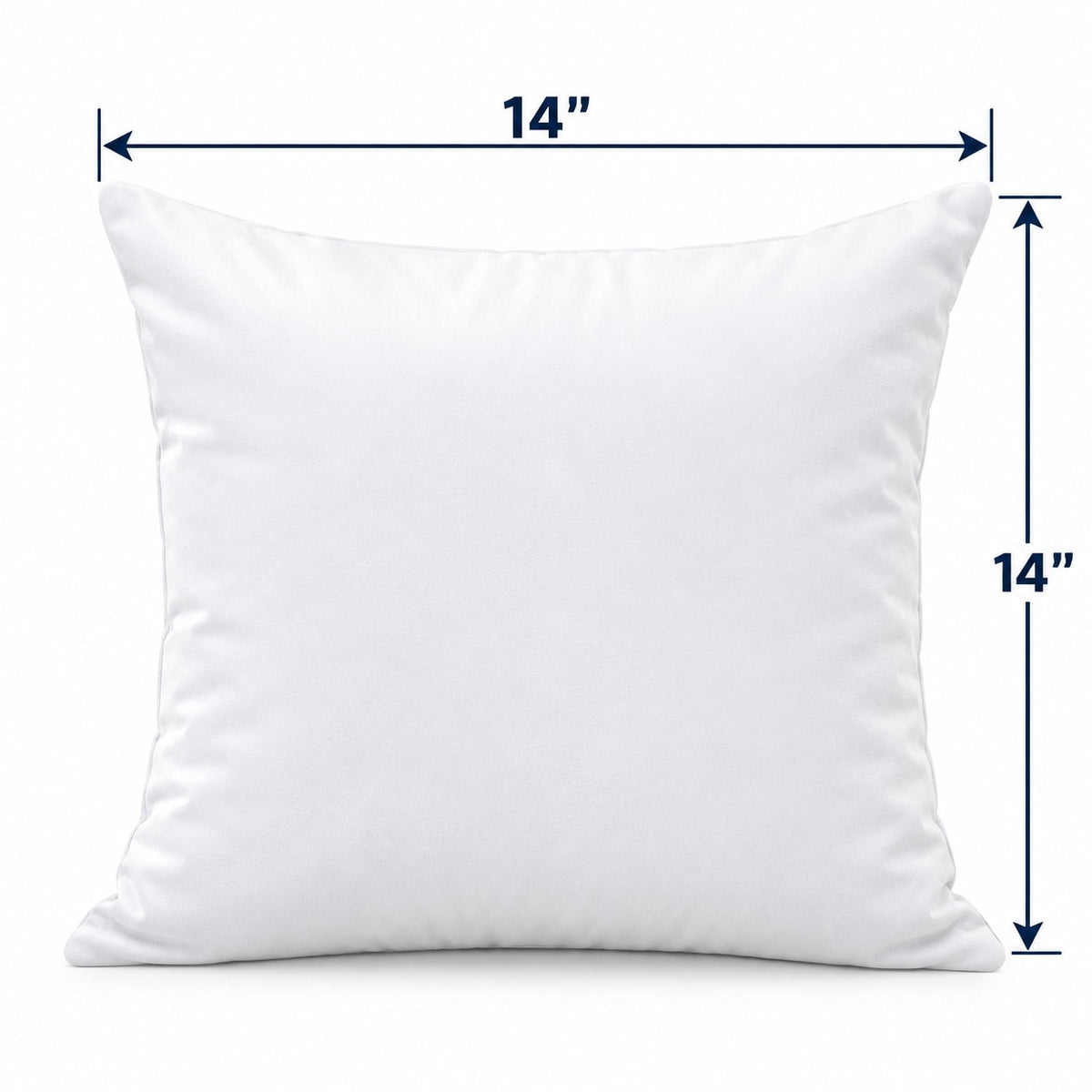 2 Premium Micro Fiber Cushion Filler for Multi-Functional Purposes for Comfort (14x14 Inches)