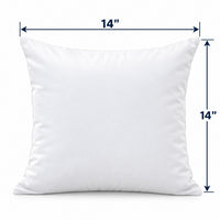 2 Premium Micro Fiber Cushion Filler for Multi-Functional Purposes for Comfort (14x14 Inches)