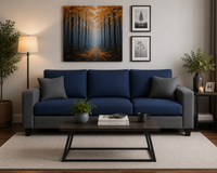 Wayland Modern Living Room Fabric Sofa – Luxury Comfortable Designer Sofa Set