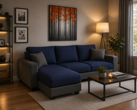 Wayland Modern Living Room Fabric Sofa – Luxury Comfortable Designer Sofa Set