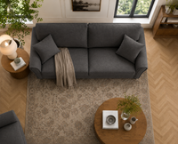 Penny 3 Seater Fabric Sofa – Modern Wooden Frame Living Room Couch