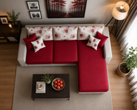 Wayland Modern Living Room Fabric Sofa – Luxury Comfortable Designer Sofa Set