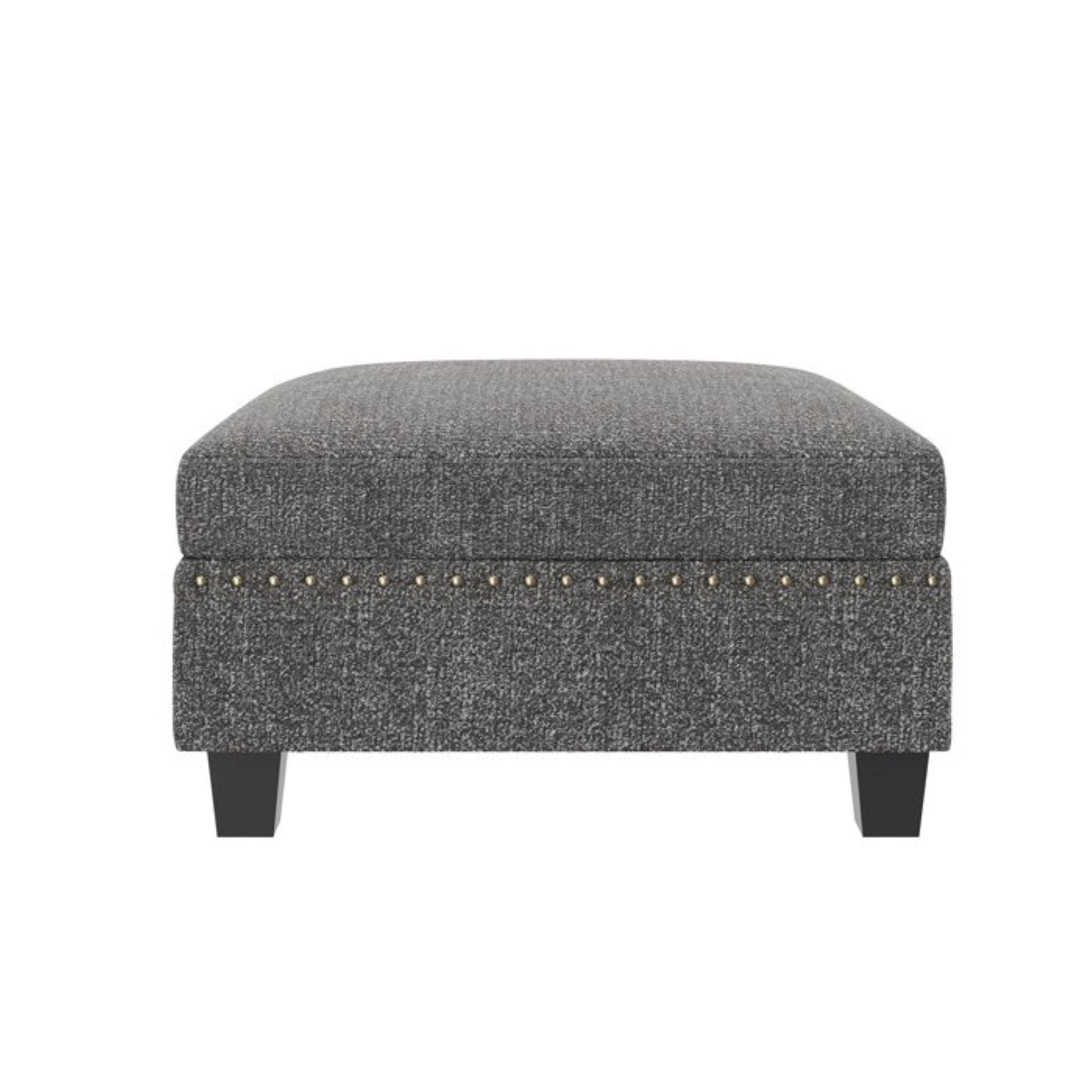 Albert Storage Ottoman Pouffe Puffy for Foot Rest Home Furniture - Torque India