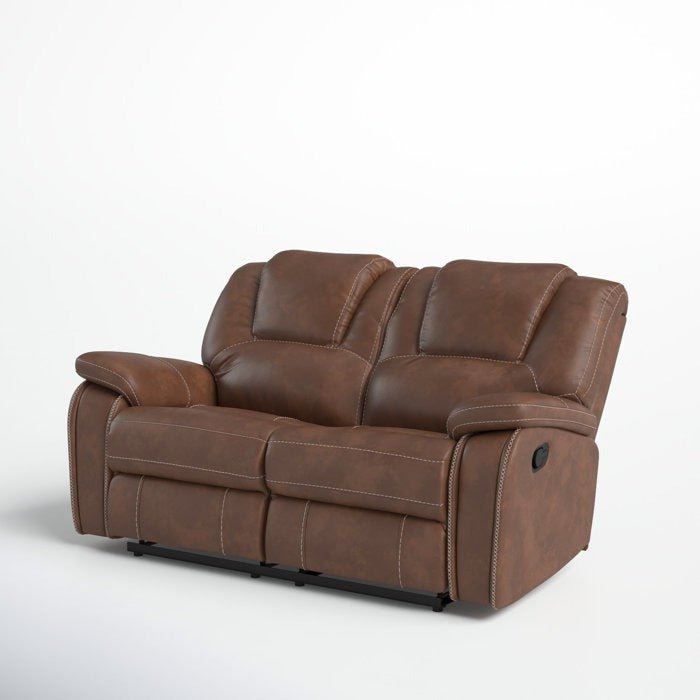 Alfex Manual Leatherette Recliner | Leatherette Recliner Sofa - Torque India