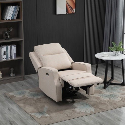 Alzena Fabric Upholstered Recliner Chair - Torque India