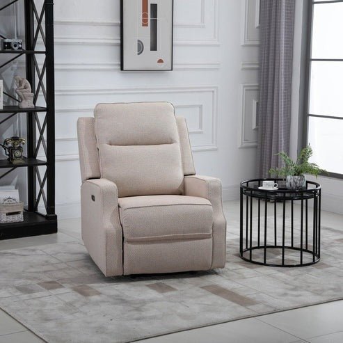 Alzena Fabric Upholstered Recliner Chair - Torque India