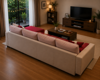 Wayland Modern Living Room Fabric Sofa – Luxury Comfortable Designer Sofa Set