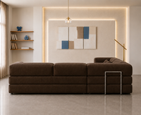 Vegas Modern Sofa Cum Bed with Premium Lounge Comfort – Luxury Convertible Fabric Sofa