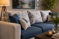 Wayland Modern Living Room Fabric Sofa – Luxury Comfortable Designer Sofa Set