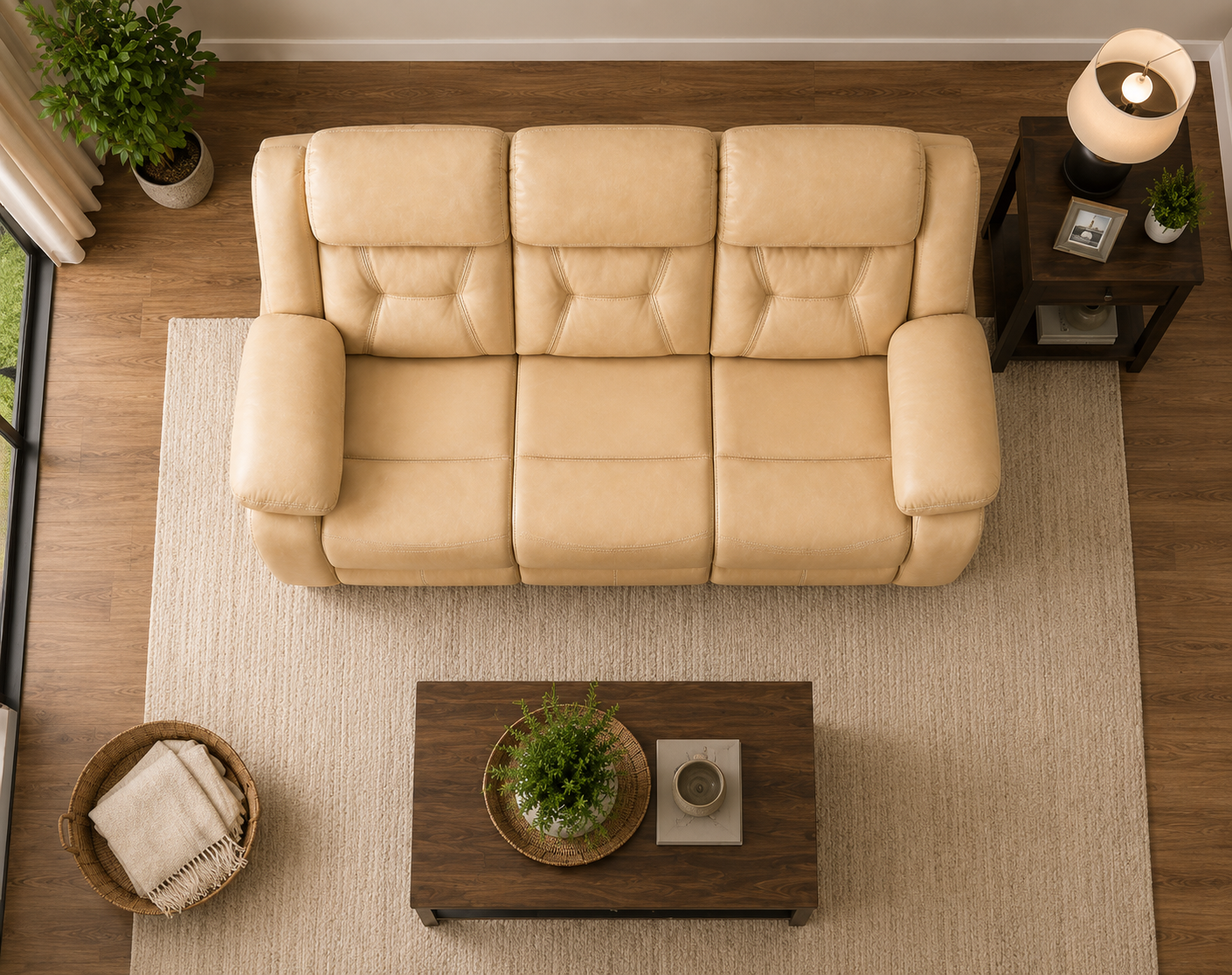 Pawel Manual Leatherette Recliner | Premium Recliner Chair for Living Room