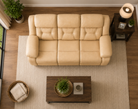 Pawel Manual Leatherette Recliner | Premium Recliner Chair for Living Room