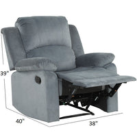 Boxberg 1 Seater Manual Fabric Recliner - Torque India