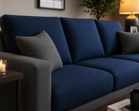 Wayland Modern Living Room Fabric Sofa – Luxury Comfortable Designer Sofa Set
