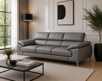 Renzo Leatherette Sofa For Living Room