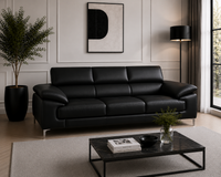 Renzo Leatherette Sofa For Living Room