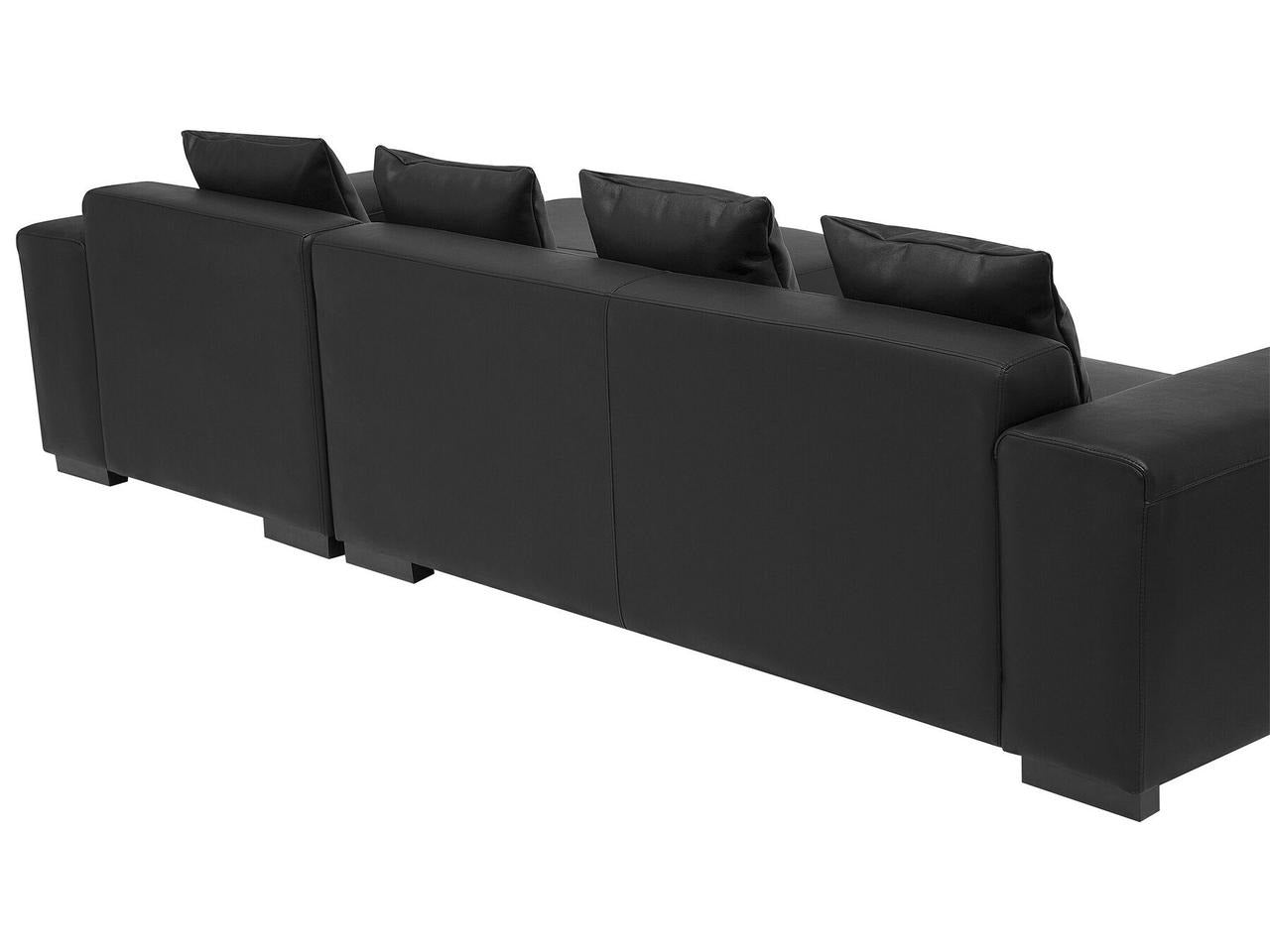 Cabell L Shape Leatherette 5 Seater Sofa for Living Room - Torque India