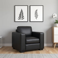 Capricorn Leatherette Sofa for Living Room - Torque India