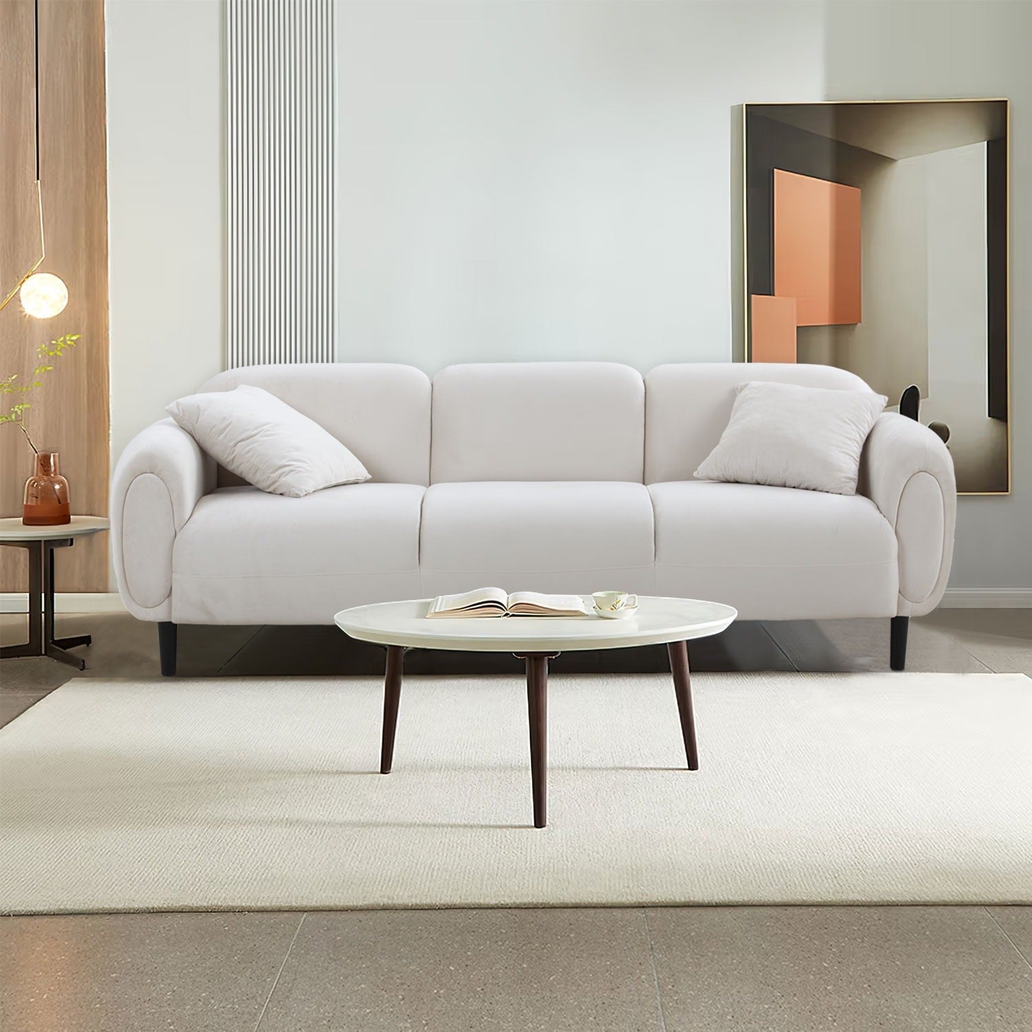 Cimino 4 Seater Fabric Sofa For Living Room - Torque India