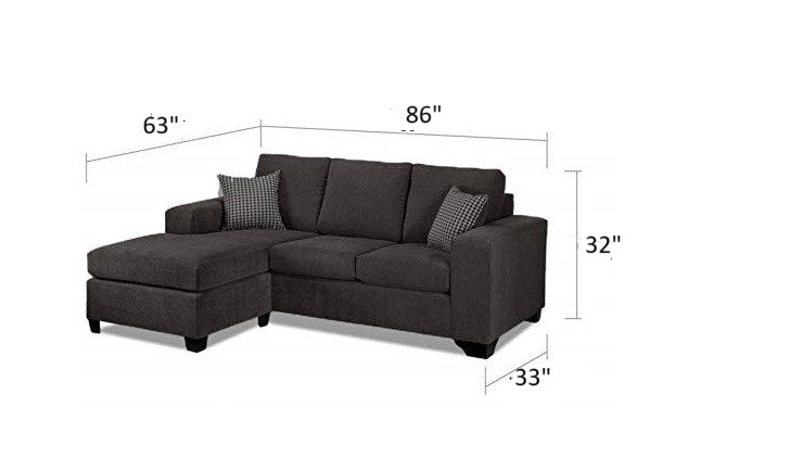 Cordell 4 Seater Fabric Sofa for Living Room - Torque India