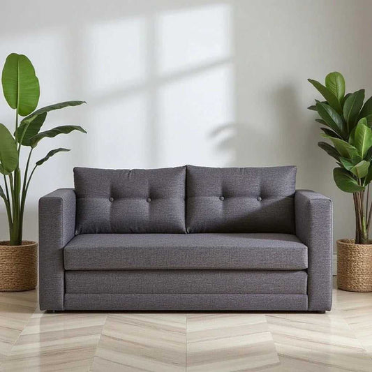 Corrigon Fabric Wooden Sofa Bed for Living Room | 2 , 3 Seater Sofa Bed - Torque India