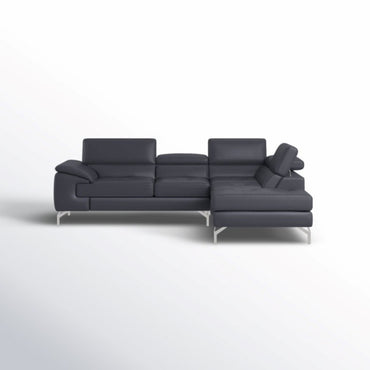 Crasio 5 Seater L Shape Leatherette Sofa For Living Room - Torque India