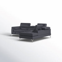 Crasio 5 Seater L Shape Leatherette Sofa For Living Room - Torque India