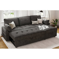 Cratio 4 Seater Sofa | Convertible Bed With Storage - TORQUE INNOVATIONS PRIVATE LIMITED